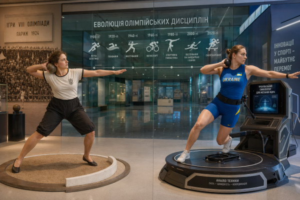Еволюція олімпійських дисциплін - 1
