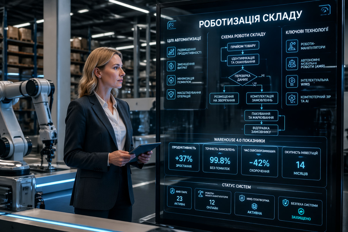 Роботизація складських операцій