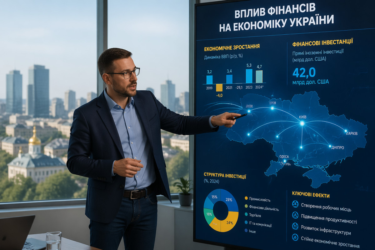 Вплив фінансів на економіку України